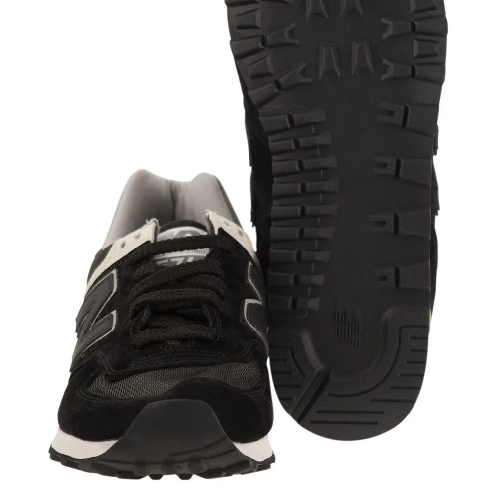 New Balance 574 Black Noir Grey U574SBG Size 8.5 - Picture 3 of 11